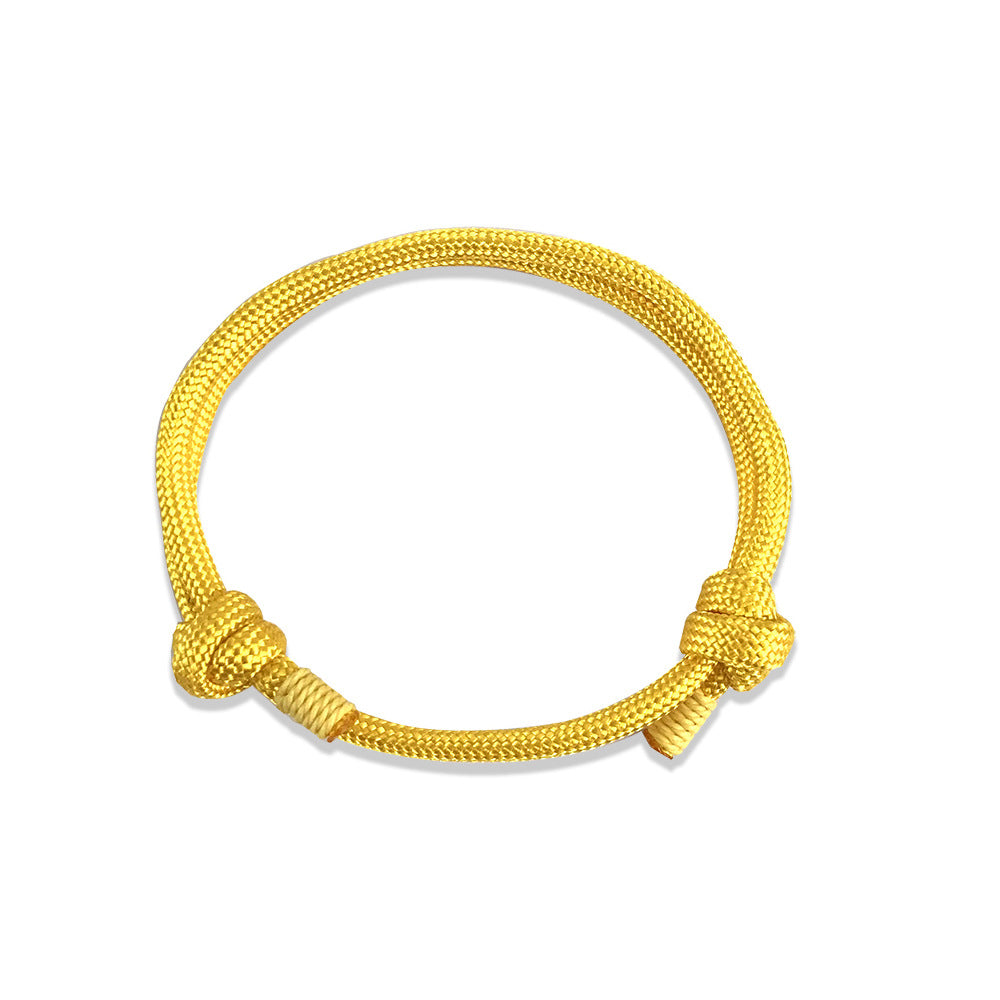 Original Design Simple Style Solid Color Polypropylene Rope Nylon Rope Polyester Unisex Bangle