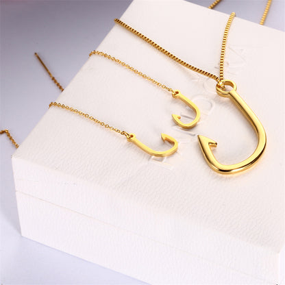 Wholesale Simple Style Geometric Titanium Steel Irregular Plating Earrings Necklace