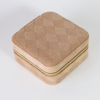 Classic Style Solid Color Pu Leather Wholesale Jewelry Boxes