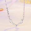 Simple Style Antlers Copper Zircon Necklace In Bulk