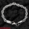 Fashion Twist Titanium Steel Plating Bracelets