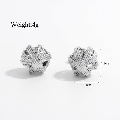 1 Pair Elegant Sweet Flower Snake Snowflake Plating Hollow Out Inlay Sterling Silver Pearl Zircon White Gold Plated Rhodium Plated Ear Studs