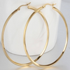 1 Pair Simple Style Round Letter Plating Hollow Out Stainless Steel 18k Gold Plated Silver Plated Earrings