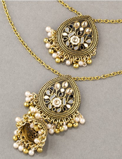 Bohemian Bell Acrylic Alloy Wholesale Double Layer Necklaces