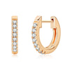 1 Pair Modern Style Sweet Classic Style Round Plating Inlay Copper Zircon 14k Gold Plated Earrings