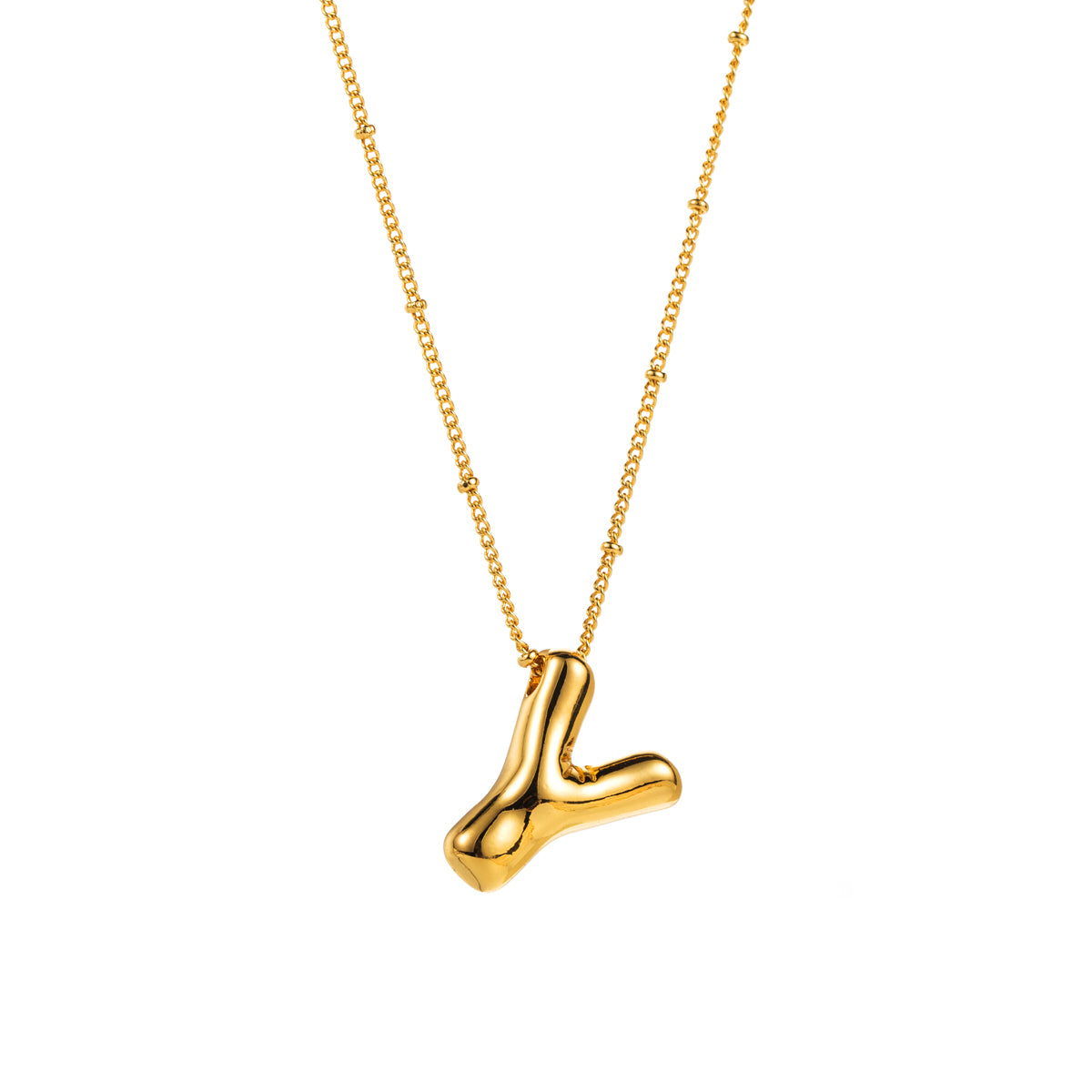 Modern Style Simple Style Letter Copper Pendant Necklace