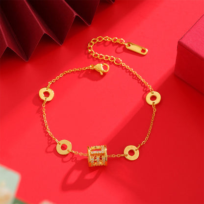 1 Piece Fashion Bow Knot Copper Plating Women's Rings Bracelets Necklace