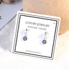 1 Pair Ig Style Simple Style Devil's Eye Inlay Copper Zircon Earrings