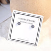 1 Pair Ig Style Simple Style Devil's Eye Inlay Copper Zircon Earrings