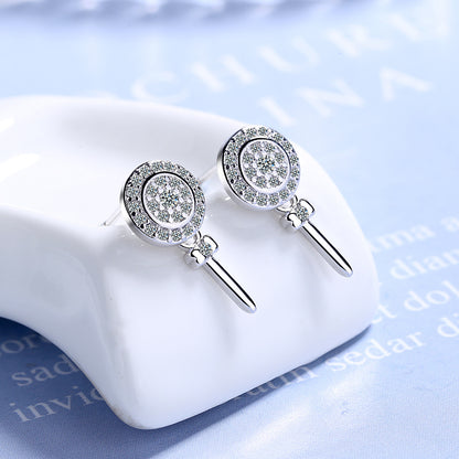 1 Pair Cute Sweet Candy Plating Inlay Copper Zircon Ear Studs