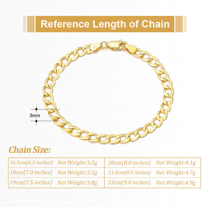 Hip-hop Simple Style Cool Style Solid Color Sterling Silver Plating Chain White Gold Plated Bracelets