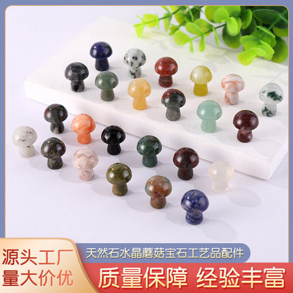 1 Piece Natural Stone Mushroom