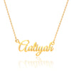 Simple Style Letter Stainless Steel Copper Plating 14k Gold Plated Pendant Necklace