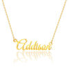 Simple Style Letter Stainless Steel Copper Plating 14k Gold Plated Pendant Necklace