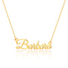 Simple Style Letter Stainless Steel Copper Plating 14k Gold Plated Pendant Necklace