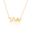 Simple Style Letter Stainless Steel Copper Plating 14k Gold Plated Pendant Necklace