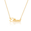 Simple Style Letter Stainless Steel Copper Plating 14k Gold Plated Pendant Necklace