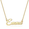 Simple Style Letter Stainless Steel Copper Plating 14k Gold Plated Pendant Necklace