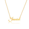 Simple Style Letter Stainless Steel Copper Plating 14k Gold Plated Pendant Necklace