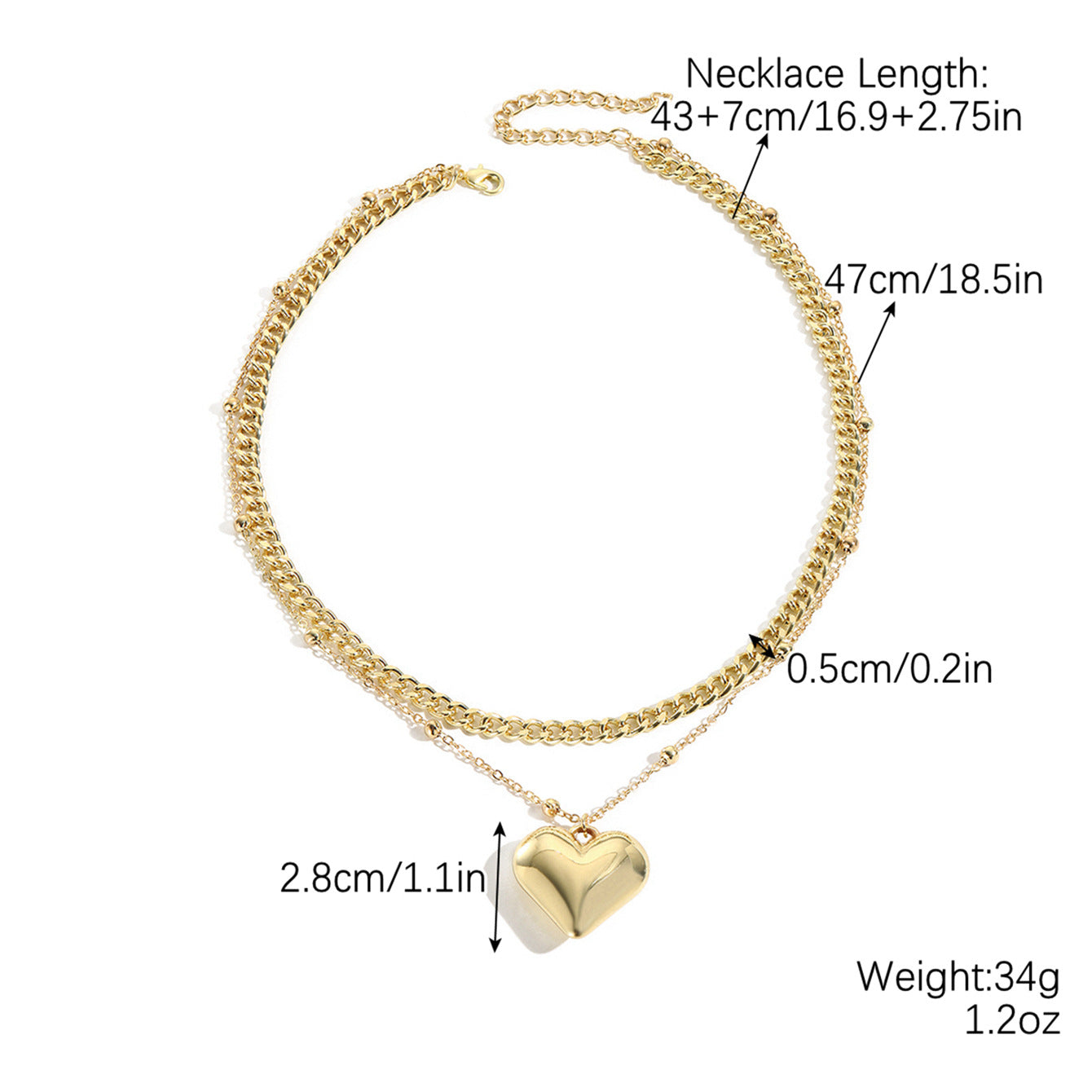 Romantic Simple Style Infinity Heart Shape Butterfly Alloy Plating Women's Necklace