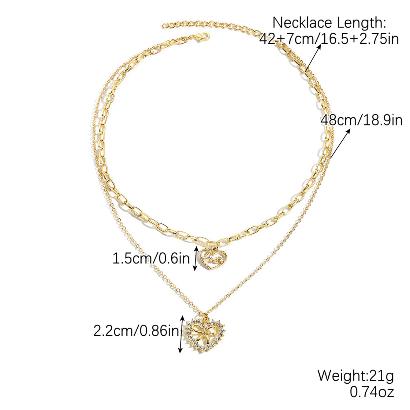 Romantic Simple Style Infinity Heart Shape Butterfly Alloy Plating Women's Necklace