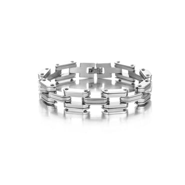 Hip-hop Geometric Titanium Steel Plating Bracelets
