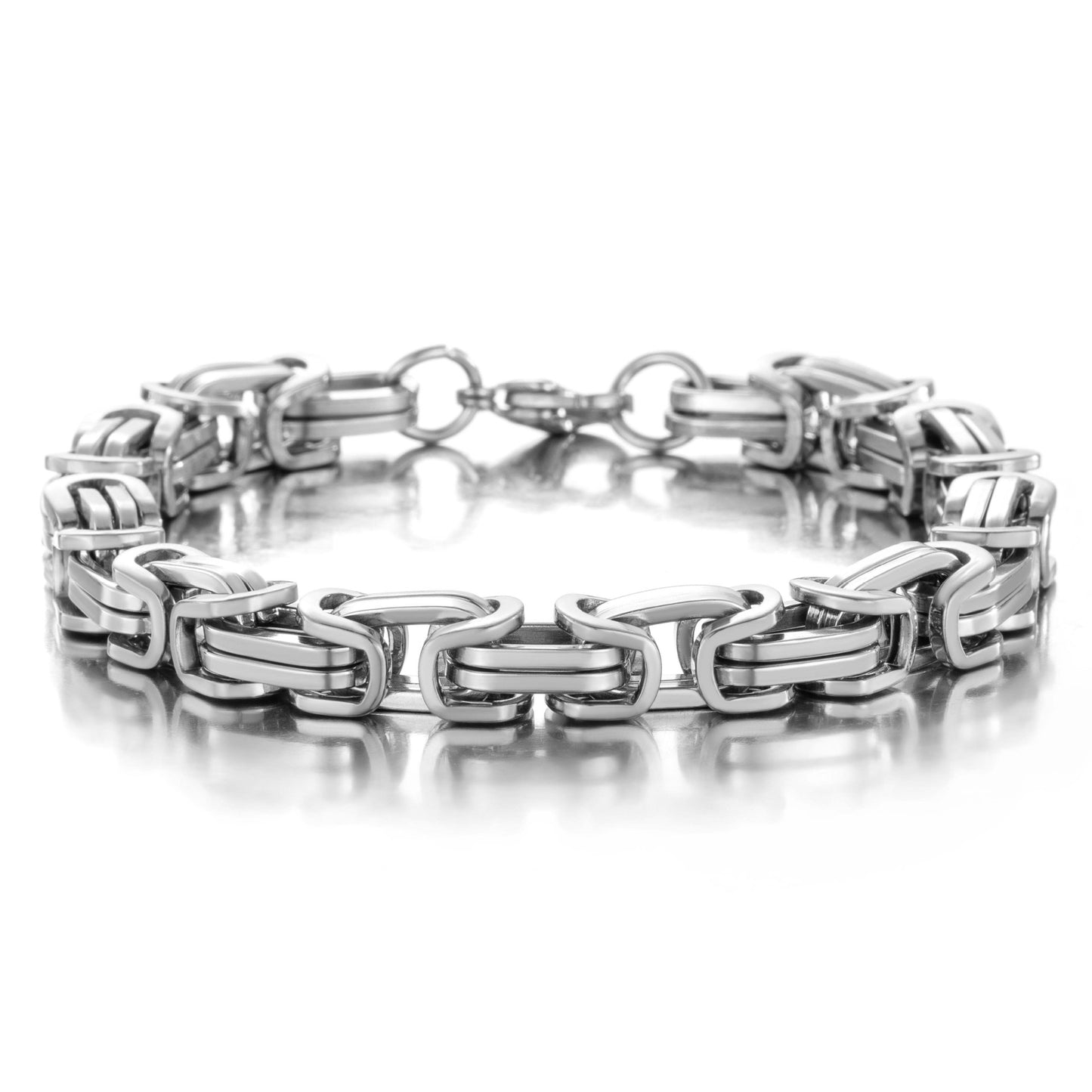 Hip-hop Geometric Titanium Steel Plating Bracelets