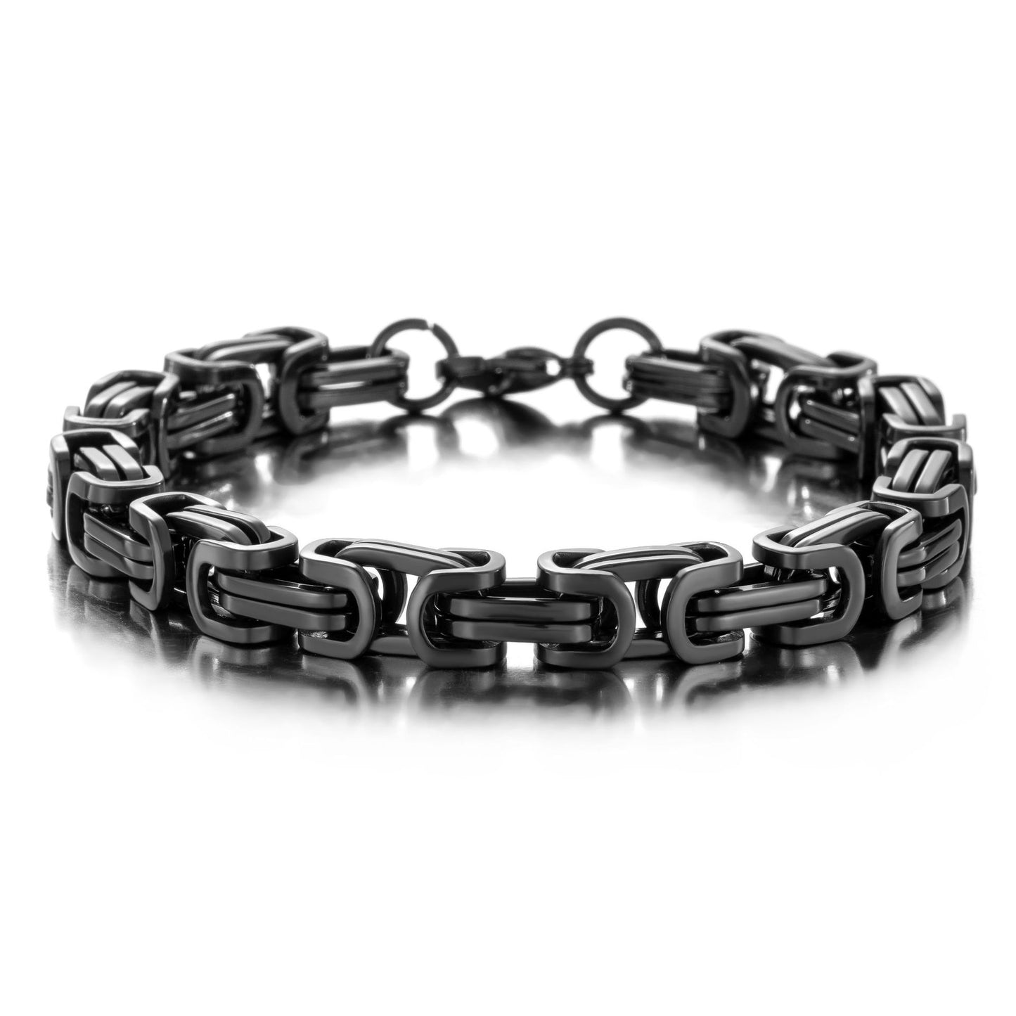 Hip-hop Geometric Titanium Steel Plating Bracelets