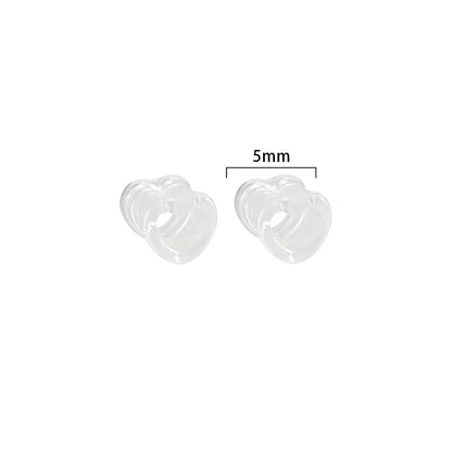 Simple Style Heart Shape Arylic Auricle 1 Pair