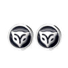 1 Pair Retro Fox Epoxy Sterling Silver Silver Plated Ear Studs