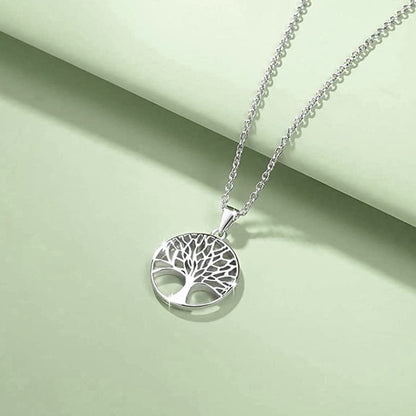 Elegant Tree Sterling Silver Plating Women's Bracelets Earrings Necklace
