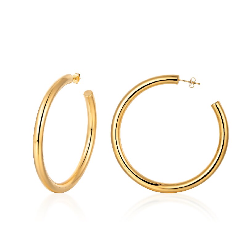 1 Piece Casual Elegant Classic Style Geometric Stainless Steel 18k Gold Plated Drop Earrings