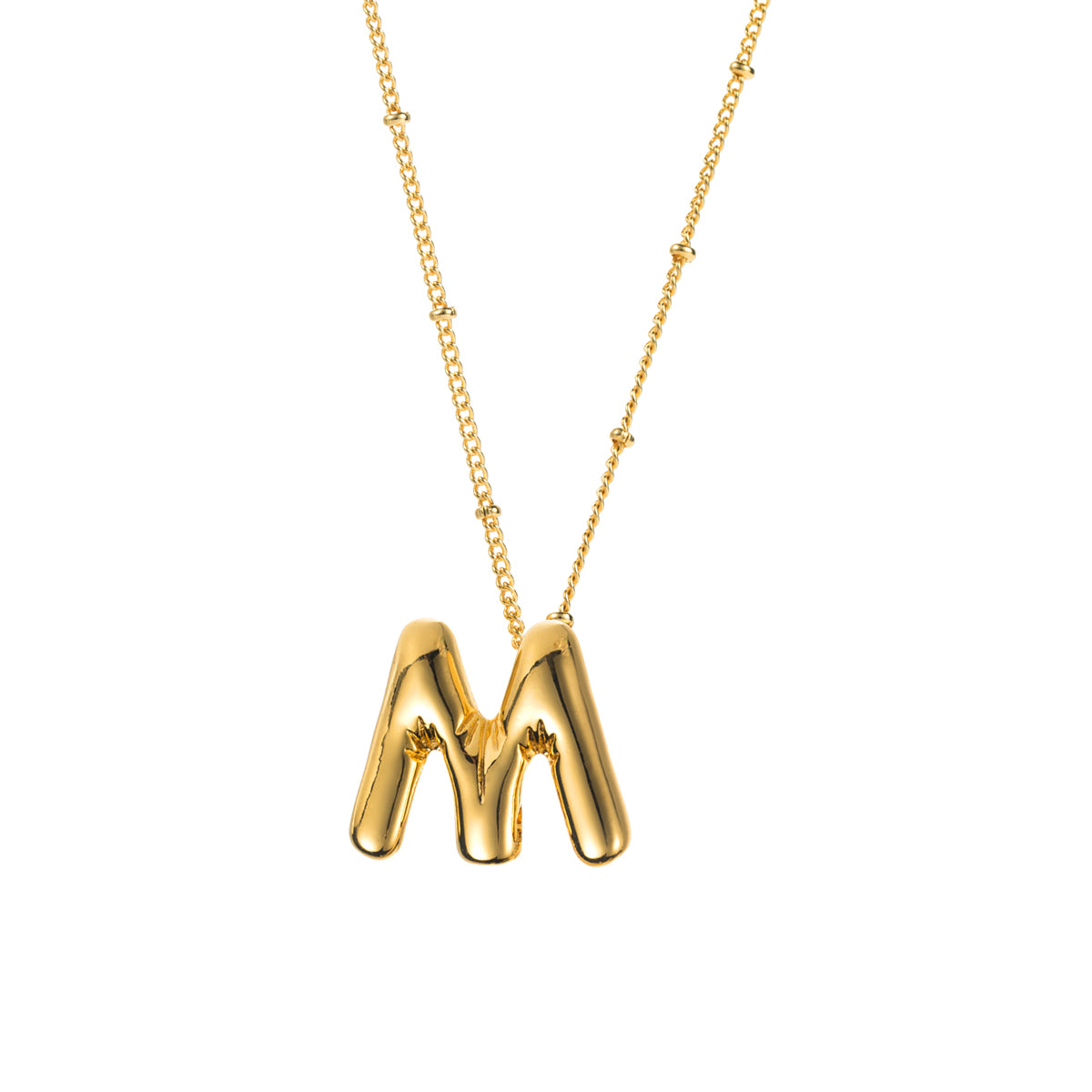 Modern Style Simple Style Letter Copper Pendant Necklace