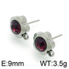 1 Pair Cute Flower Plating Inlay Stainless Steel Artificial Diamond Ear Studs