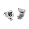 1 Pair Simple Style Square Inlay Stainless Steel Artificial Crystal Ear Studs