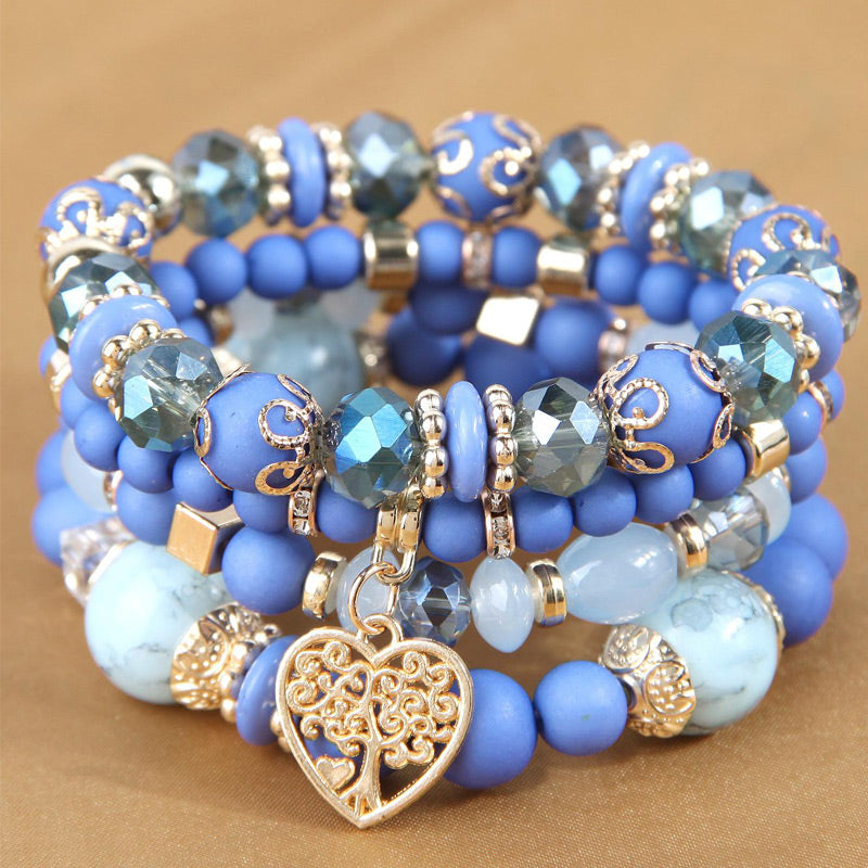 Casual Ethnic Style Geometric Ccb Beaded Women's Bracelets