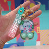 Cute Cartoon Character Pvc Women'S Keychain