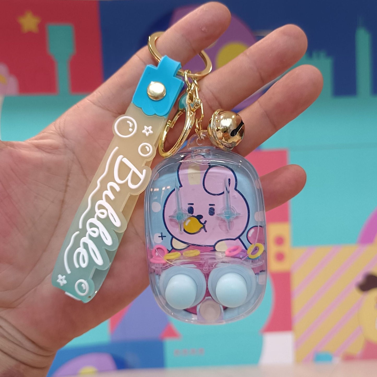 Cute Cartoon Character Pvc Women'S Keychain