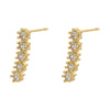 1 Pair Classic Style Geometric Round Dots Plating Inlay Copper Zircon 18k Gold Plated Ear Studs