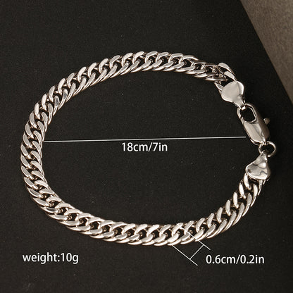 Hip-hop Xuping Solid Color Alloy Copper Plating 18k Gold Plated White Gold Plated Unisex Bracelets