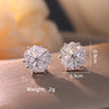 1 Pair Elegant Shiny Fruit Heart Shape Snowflake Plating Inlay Copper Artificial Pearls Artificial Diamond Silver Plated Drop Earrings Ear Studs