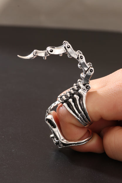 Hip-hop Punk Scorpion Alloy Plating Silver Plated Men's Rings