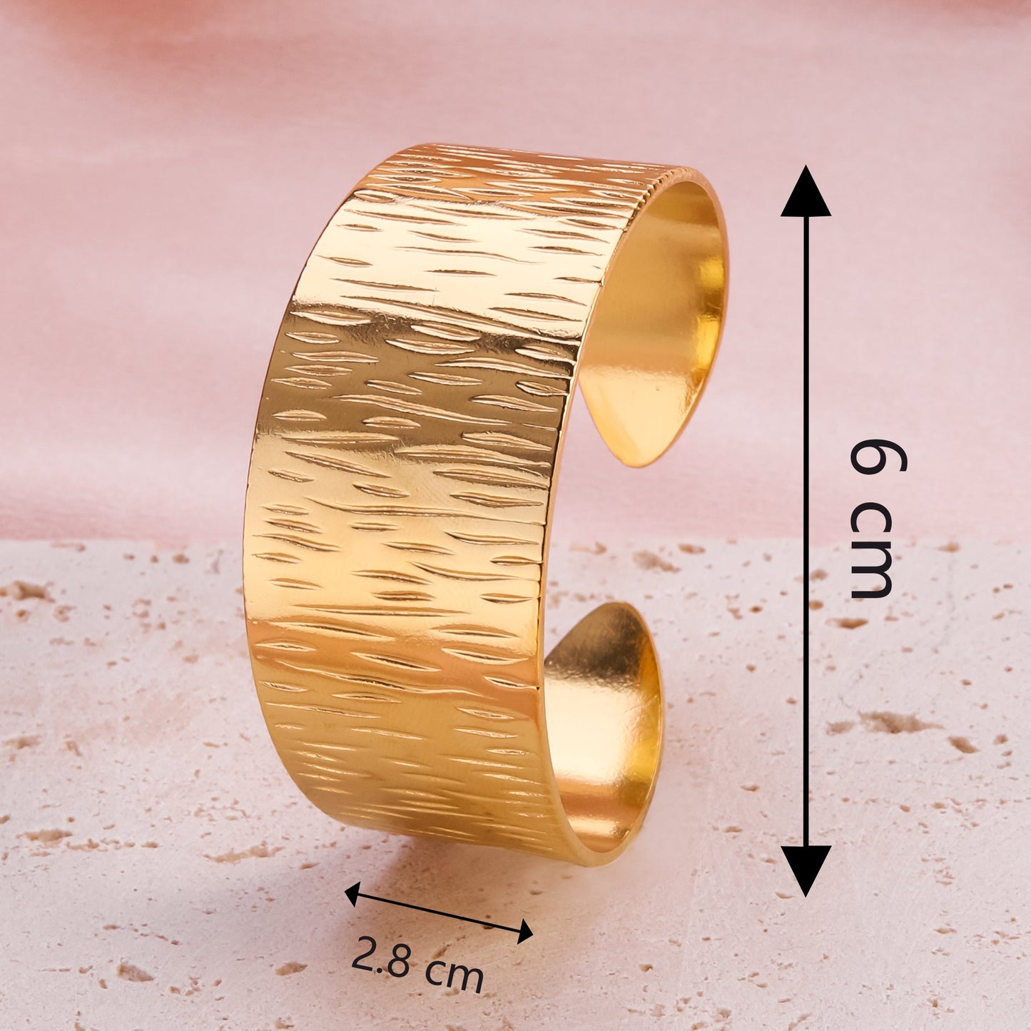 Casual Classic Style Round Stainless Steel Plating Gold Plated Silver Plated Bangle