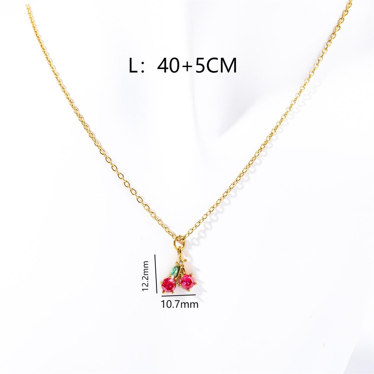 Simple Style Moon Butterfly Stainless Steel Plating 18k Gold Plated Necklace