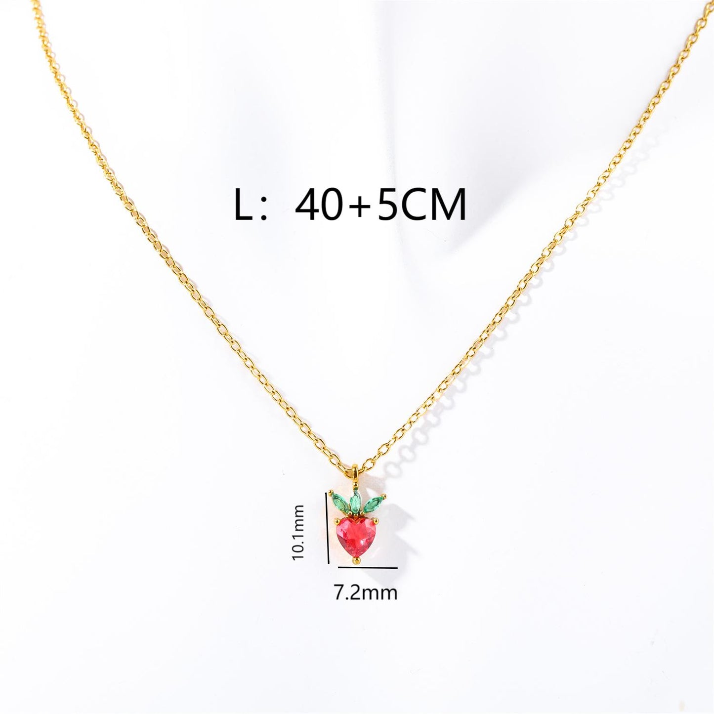 Simple Style Moon Butterfly Stainless Steel Plating 18k Gold Plated Necklace