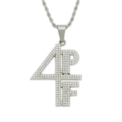 Simple Style Number Alloy Men's Pendant Necklace