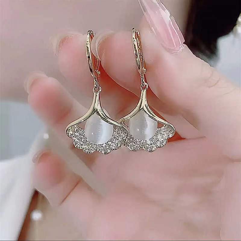 1 Pair Sweet Simple Style Geometric Alloy Drop Earrings