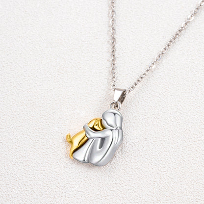 Cute Dog Alloy Irregular Women's Pendant Necklace