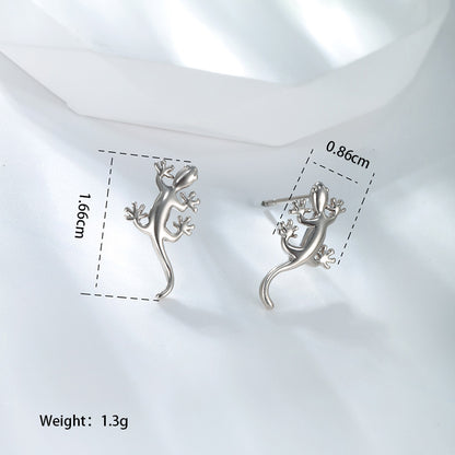 1 Pair Xuping Simple Style Animal Copper Alloy 18k Gold Plated White Gold Plated Ear Studs