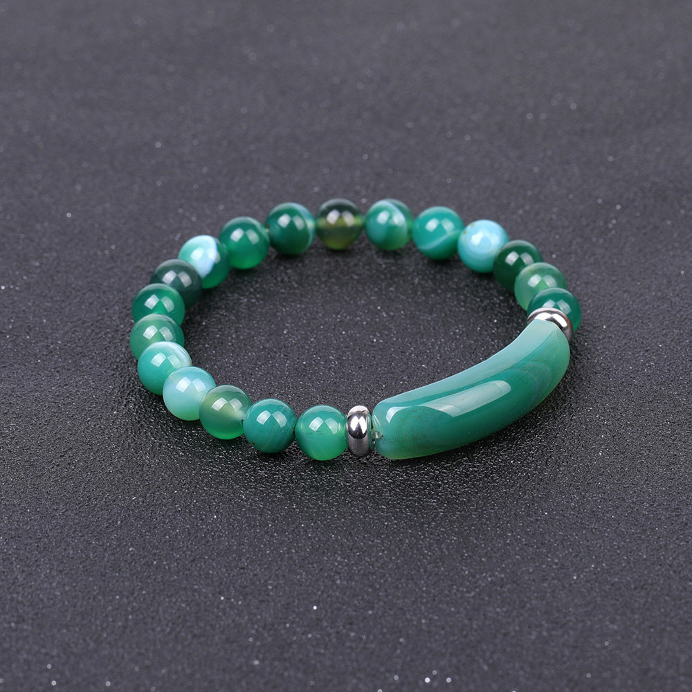 Fashion Ball Natural Stone Agate Bracelets